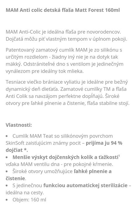 Fľaša na kŕmenie mam, mam