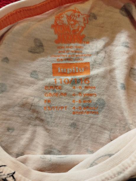 Pyžamko so srdiečkami, lupilu,110