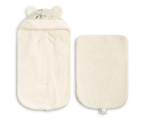 Sensilo fusak do kočíka/vajíčka vintage olivy, sensillo