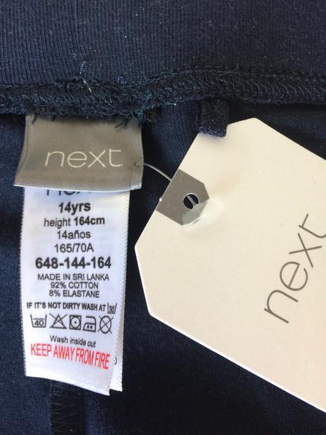 Next tmavomodré legíny vel.164, next,164 / s