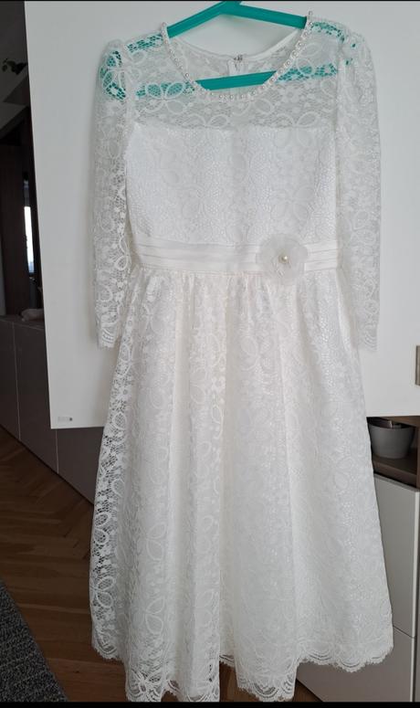 Spoločenské šaty-nové farba maslová, 140