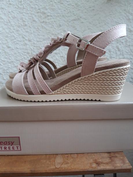 Sandále púdrovej farby 37, deichmann,37