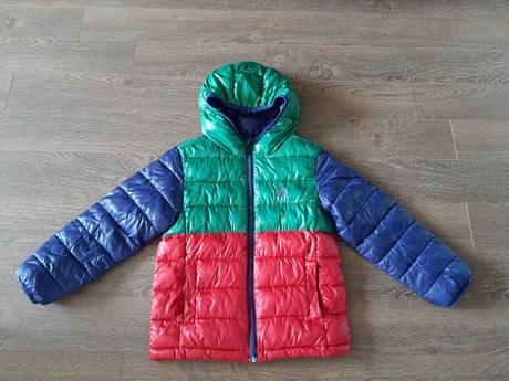 Zimna bunda 128-134, benetton,128