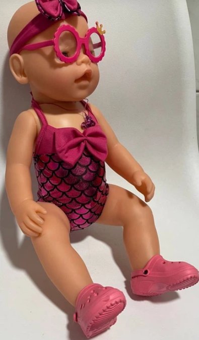 Bábika typu baby born v plavkách 45cm, 