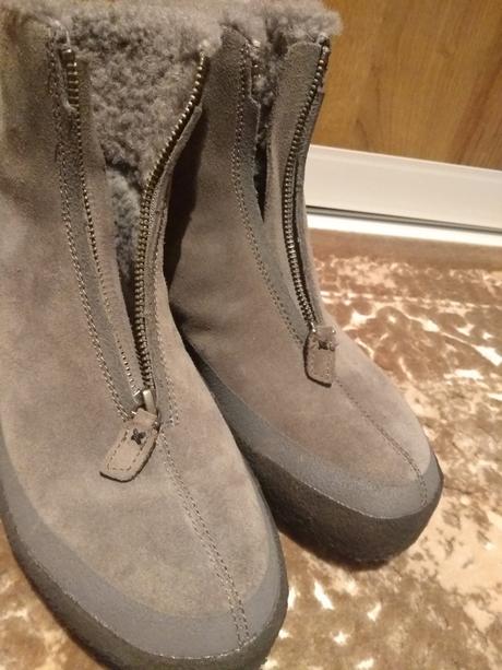 Jez iglu original clarks - dámske zimné topánky, 37