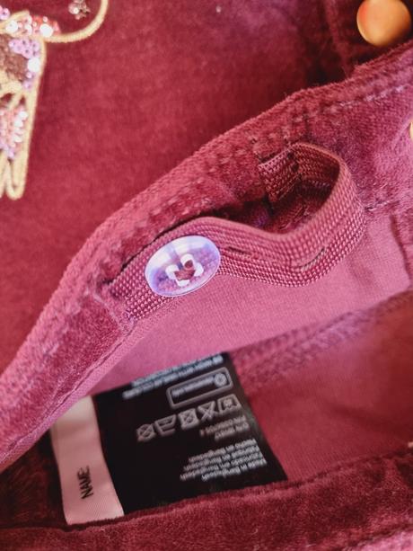 B1769 suknička, bordová, h&m,92