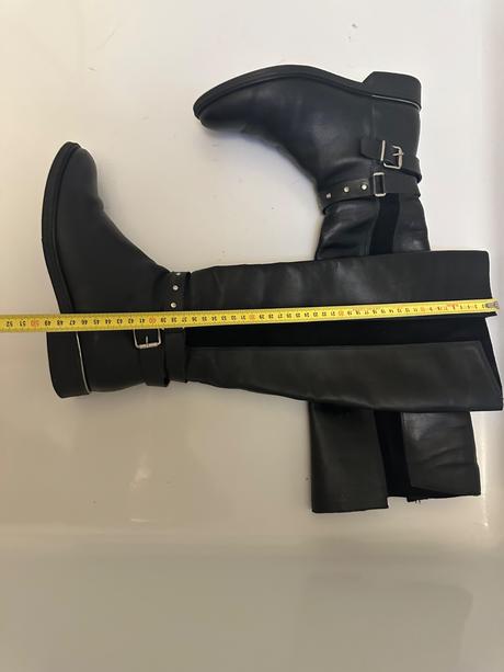 Kožené vysoké čižmy, 38