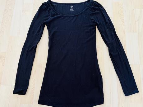 Cierne tricko, h&m,xs