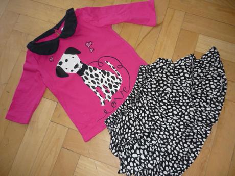 Sukňa a tričko, f&f,98