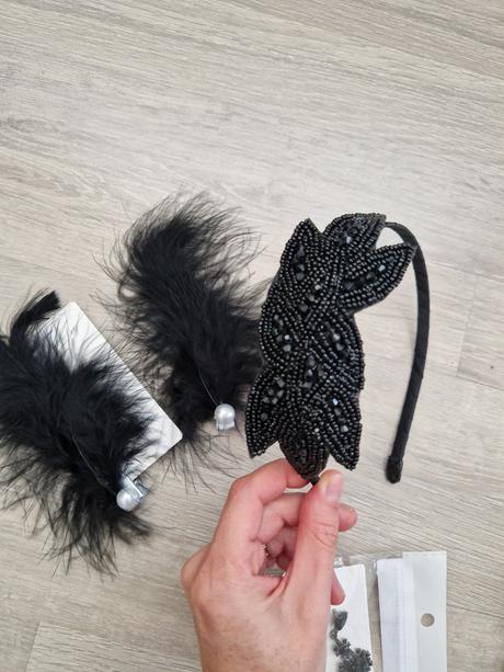 Vianocny večierok gatsby party šaty doplnky, xs