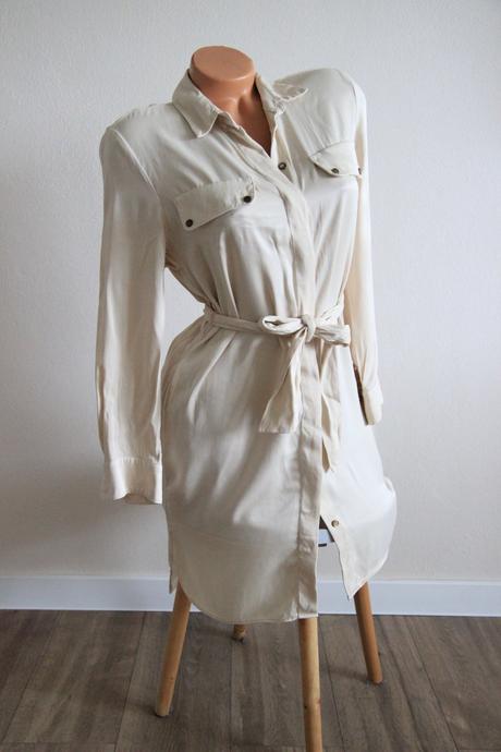 Saténové košeľové šaty, zara, xs, zara,xs