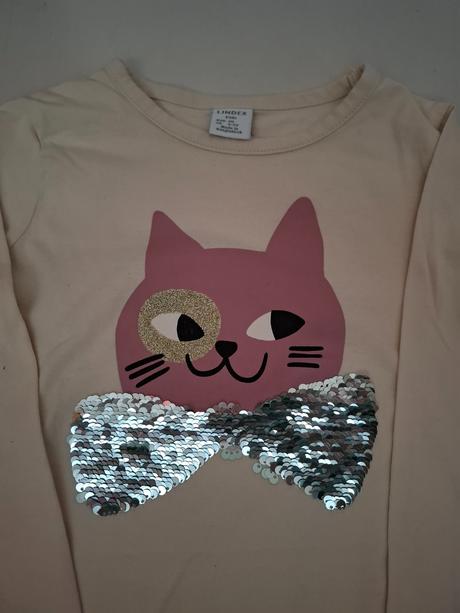 Tričká s obojstrannými flitrami, lindex,110