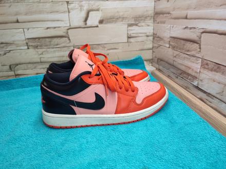 Air jordan 41- kožené oranžové tenisky, air jordan,41