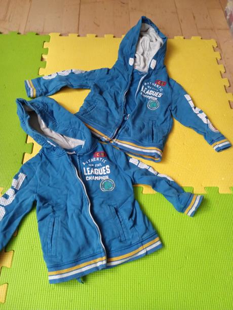 Balík oblečenia dvojičky chlapci, 86