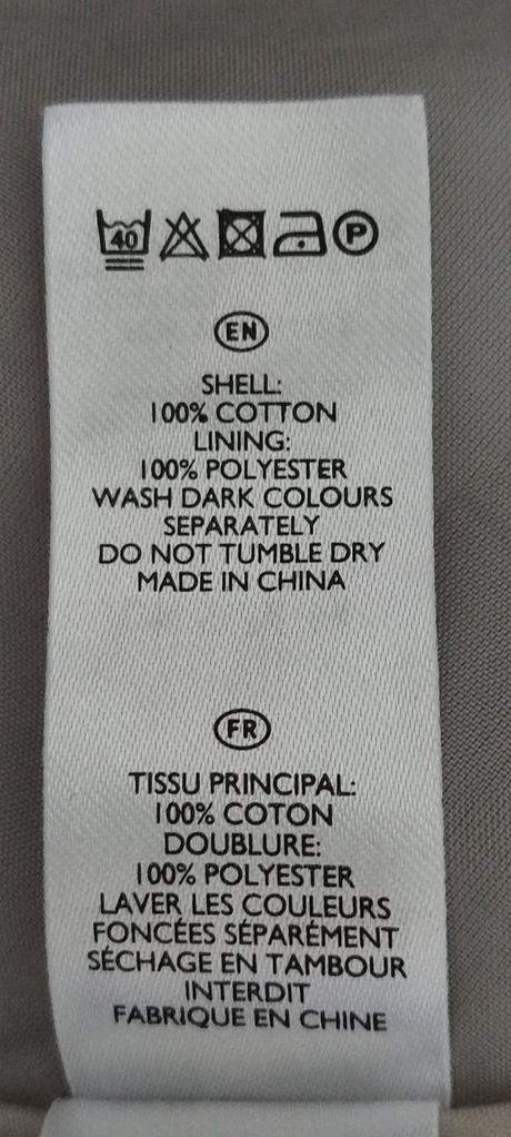 Trenčkot love label, 42