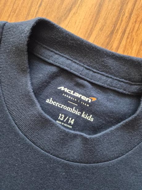 Tričko formula f1 mclaren monaco, abercrombie&fitch,158