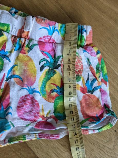 Bavlnené šortky s ovocným motívom, zara,98