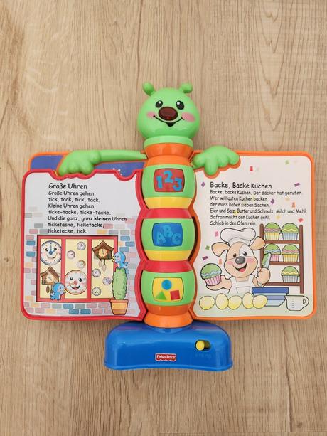 Spievajuca kniha fischer price po nemecky, 