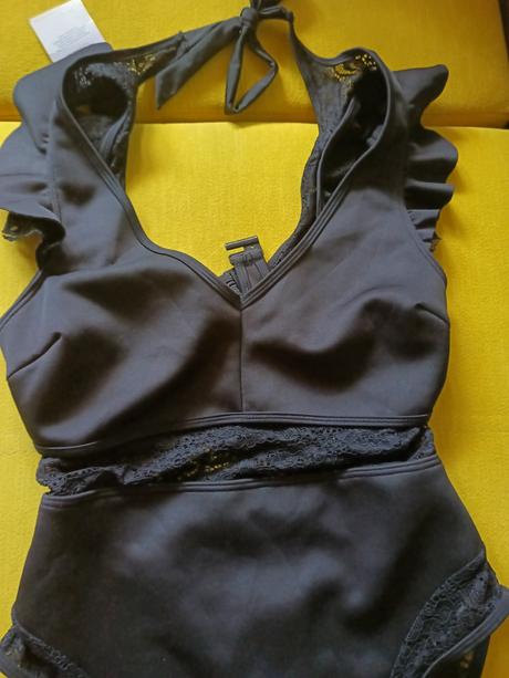 Plavky čierne dámske xl, xxl, celé, 42 / 44 / xl / xxl