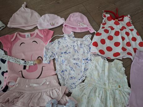 Letný balík pre dievčatko 0-3 mesiace, 50–62