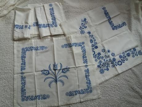 Retro obrus vianoce, 