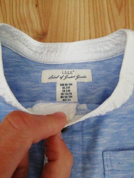 Tricko modre, h&m,98