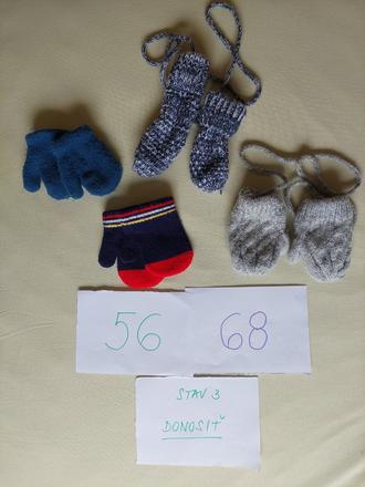 Rukavičky veľ. 56-68, 56