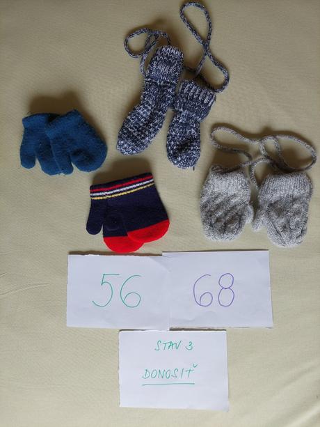 Rukavičky veľ. 56-68, 56