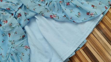 Modrá kvetinová sukňa 146, reserved,146