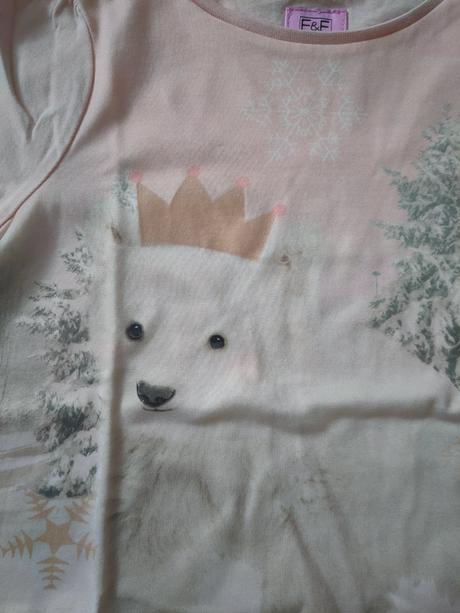 Tričko s ľadovým medveďom f&f, veľ.110, f&f,110