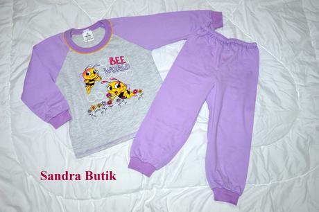 Detské bavlnené pyžamká včielka, 80 - 176