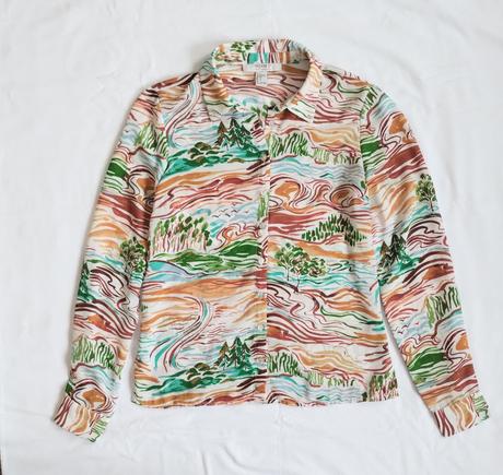 Košeľa s unikátnym vzorom, s