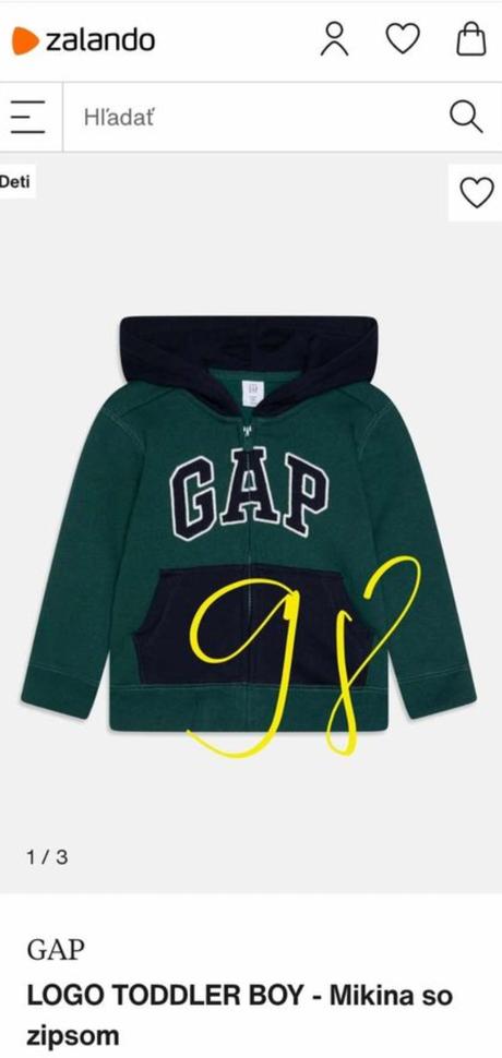 Gap mikina 98, gap,98
