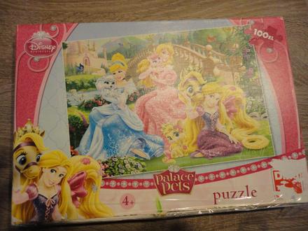 Puzzle palace pets - princezné od 4+ ,