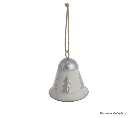 Zvonček - bielo strieborný, 