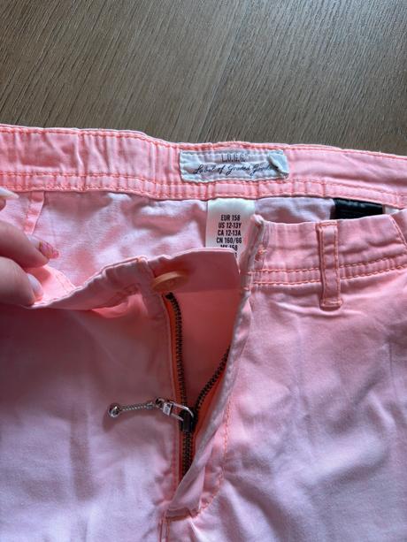 Ružové kraťasy, h&m,158