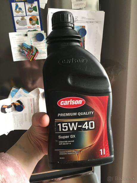 Olej. 15w40, 