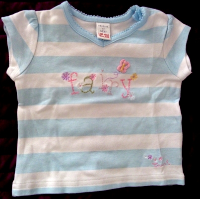 Chutné tričko pre dievčatko, 1xoblečené, next,56