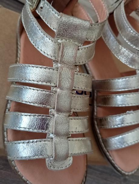 Sandálky friboo zlaté 28, 28