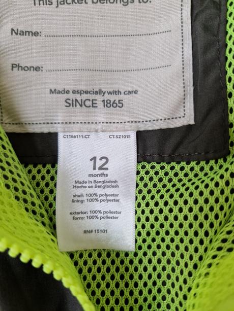 Ľahká bundička, carter's,74