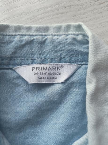 Riflové košeľa, primark,98
