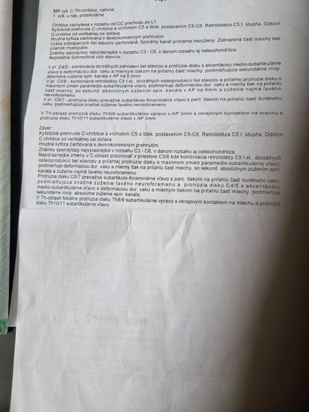 Je už výsledok z MR na operáciu?