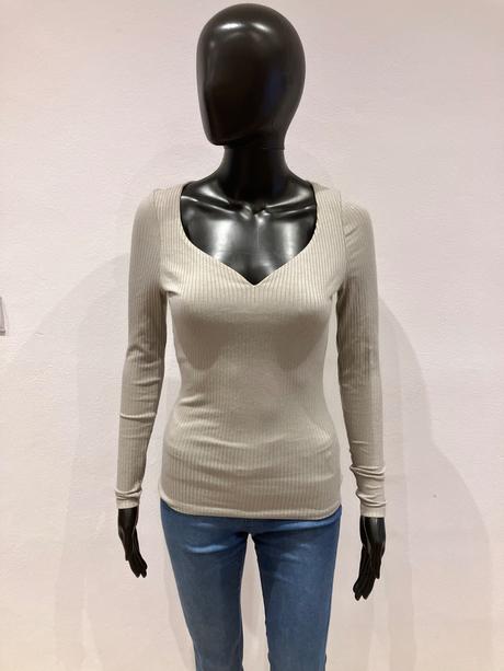 Dámske rebrované tričko (xs), h&m,xs