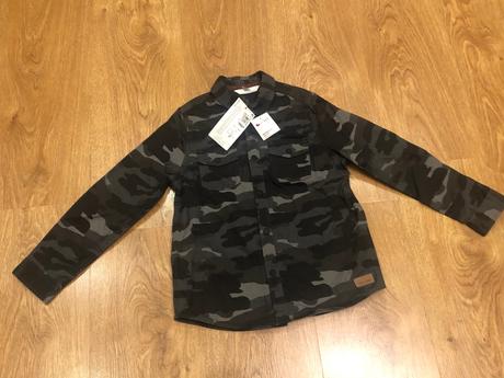 Rifľová maskáčová košeľa, nová, top stav, marks & spencer,122