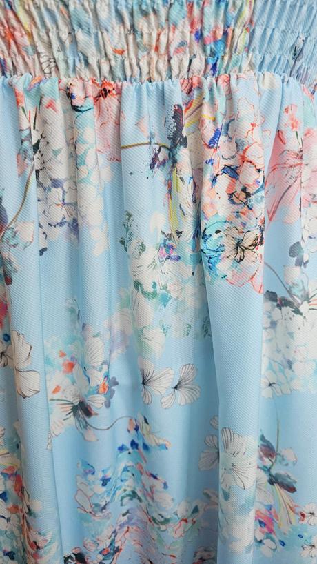 Maxi šaty s kvetmi,