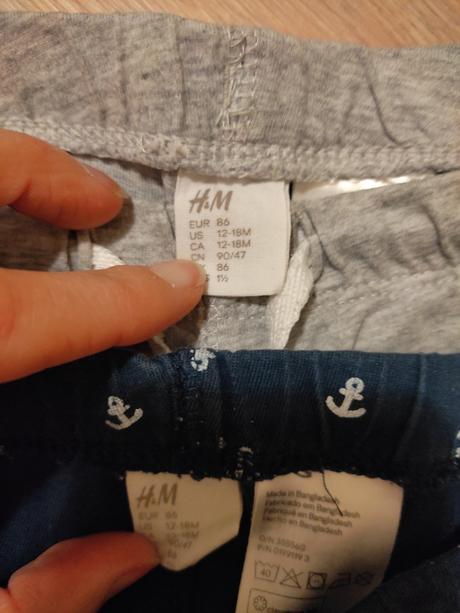 Kraťasy hm, h&m,86