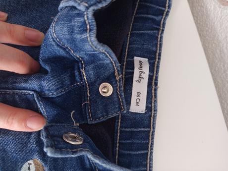 Zateplené chlapčenské rifle - velkosť 86, sinsay,86