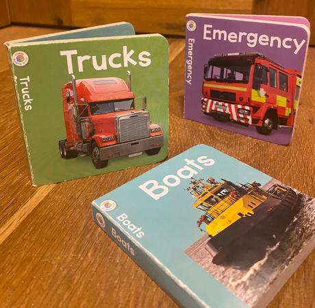 Knižky - trucks, emergency, boats,