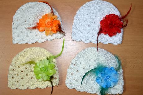 Detská háčkovaná čiapočka, <50 - 158