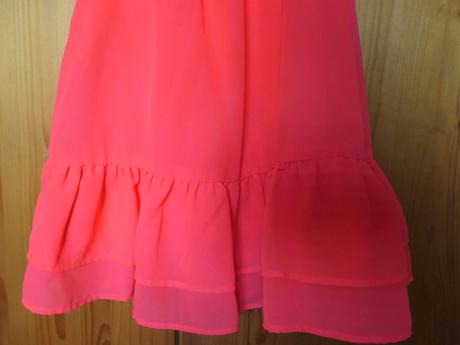 H&m krasne vzdusne neonkove saty 2-4r., h&m,98